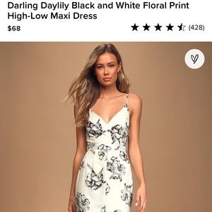 Lulus high low midi dress